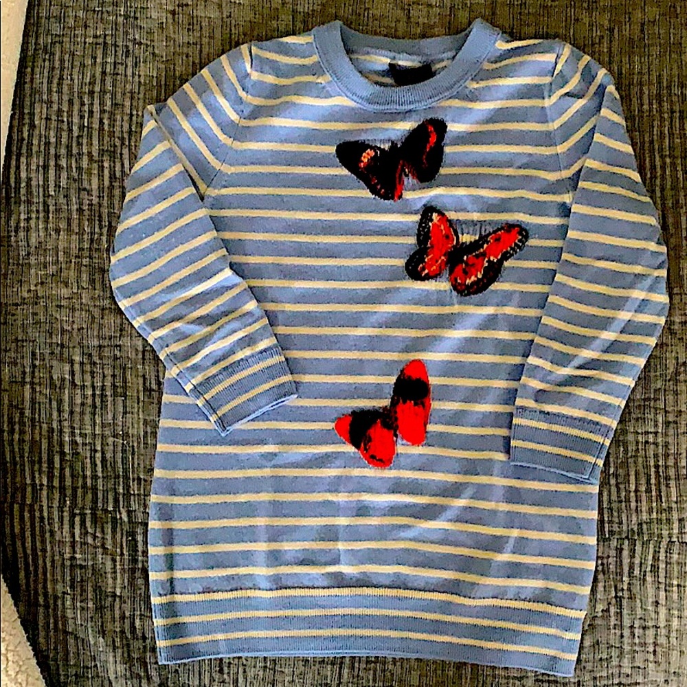 J. Crew Butterfly Sweater